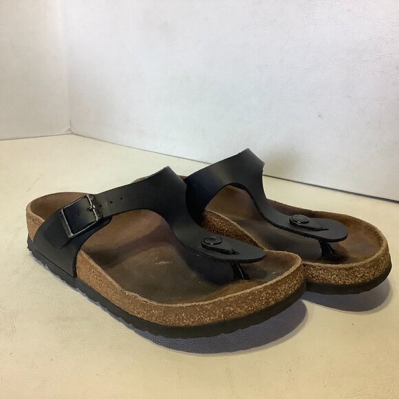 Women's Birkenstock Gizeh Thong Sandals Black US 5-5.5 Reg Width See Description - Picture 4 of 9